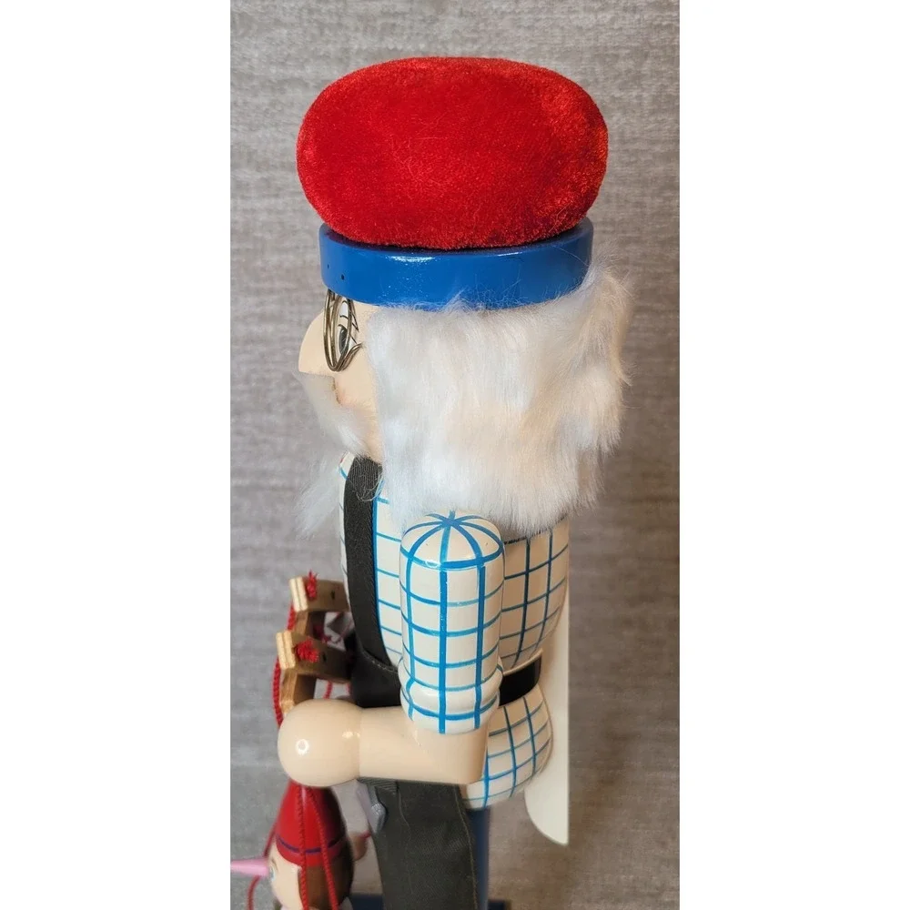 Vintage Geppetto Pinocchio Wooden Nutcracker Puppet 14